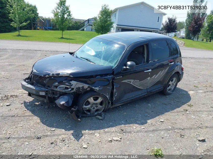 2001 Chrysler Pt Cruiser VIN: 3C8FY4BB31T529230 Lot: 12644948