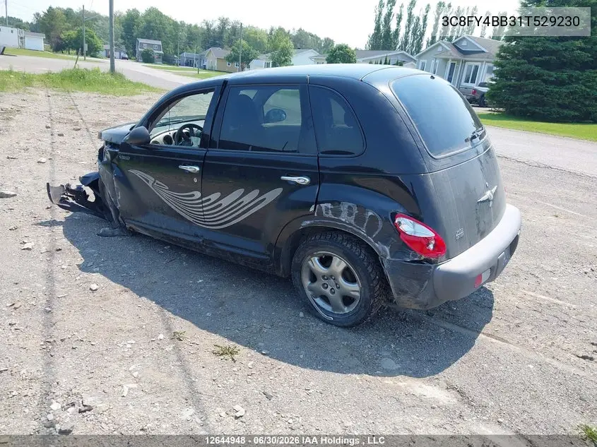 2001 Chrysler Pt Cruiser VIN: 3C8FY4BB31T529230 Lot: 12644948