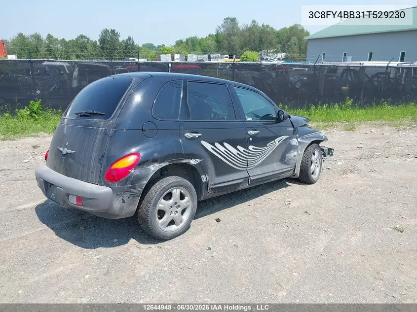 2001 Chrysler Pt Cruiser VIN: 3C8FY4BB31T529230 Lot: 12644948