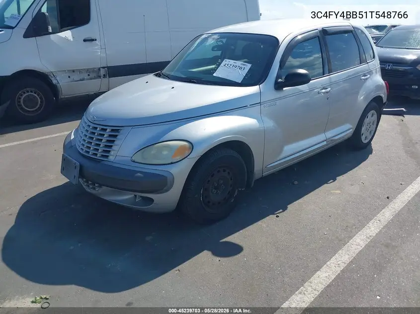 2001 Chrysler Pt Cruiser VIN: 3C4FY4BB51T548766 Lot: 45239703