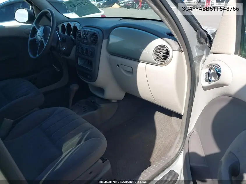 2001 Chrysler Pt Cruiser VIN: 3C4FY4BB51T548766 Lot: 45239703