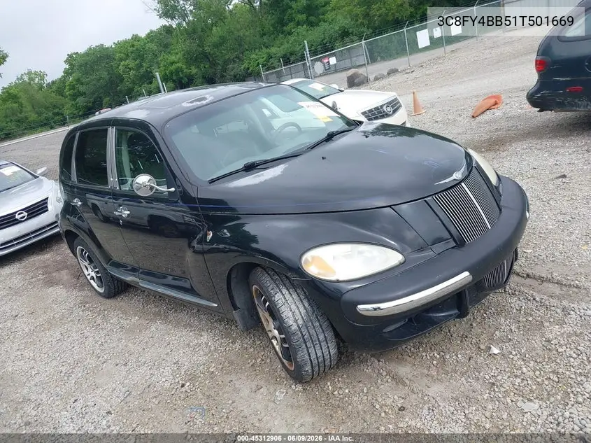 2001 Chrysler Pt Cruiser VIN: 3C8FY4BB51T501669 Lot: 45312906