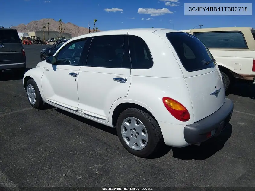 2001 Chrysler Pt Cruiser VIN: 3C4FY4BB41T300718 Lot: 45341185