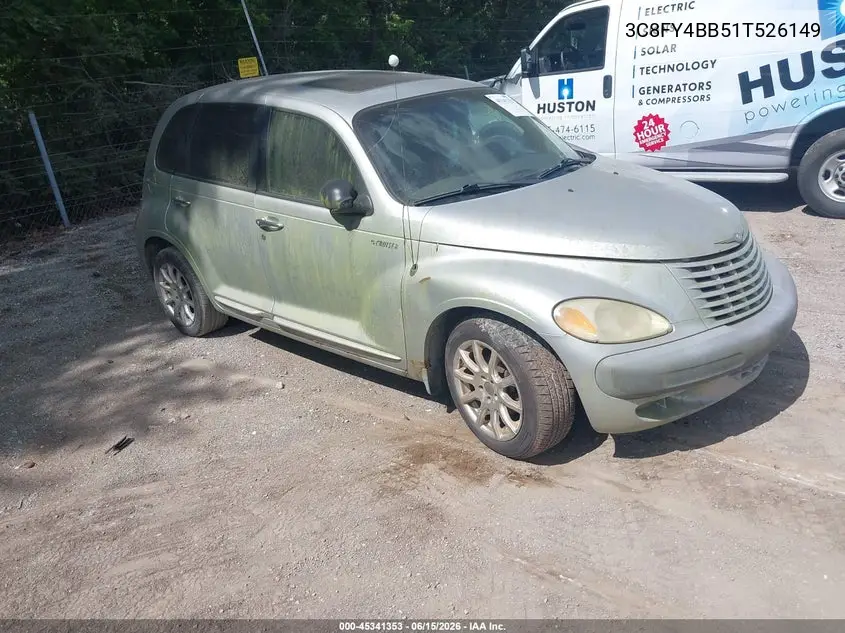 2001 Chrysler Pt Cruiser VIN: 3C8FY4BB51T526149 Lot: 45341353