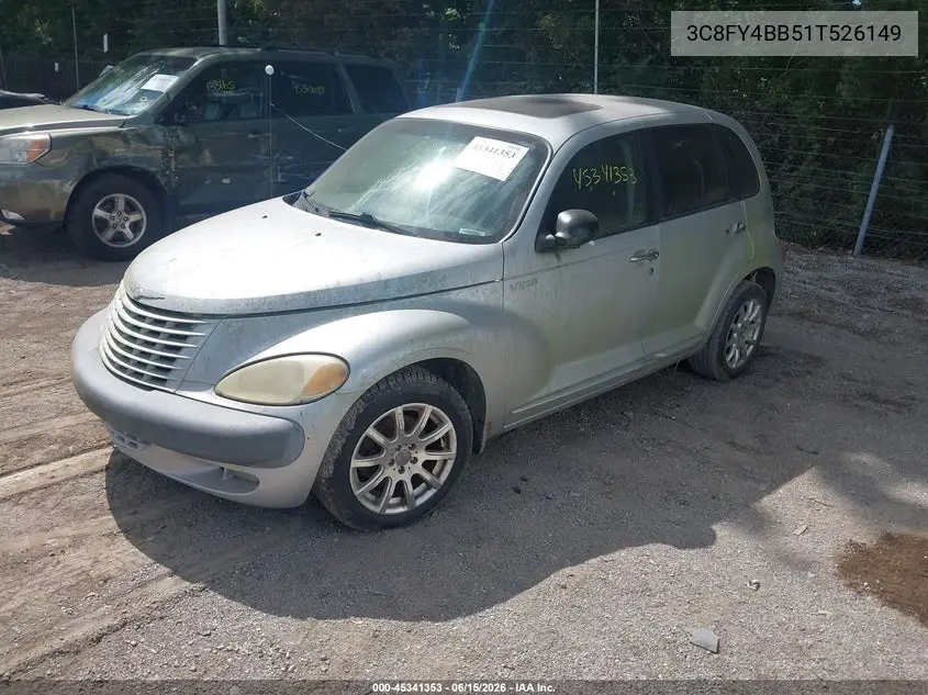 2001 Chrysler Pt Cruiser VIN: 3C8FY4BB51T526149 Lot: 45341353