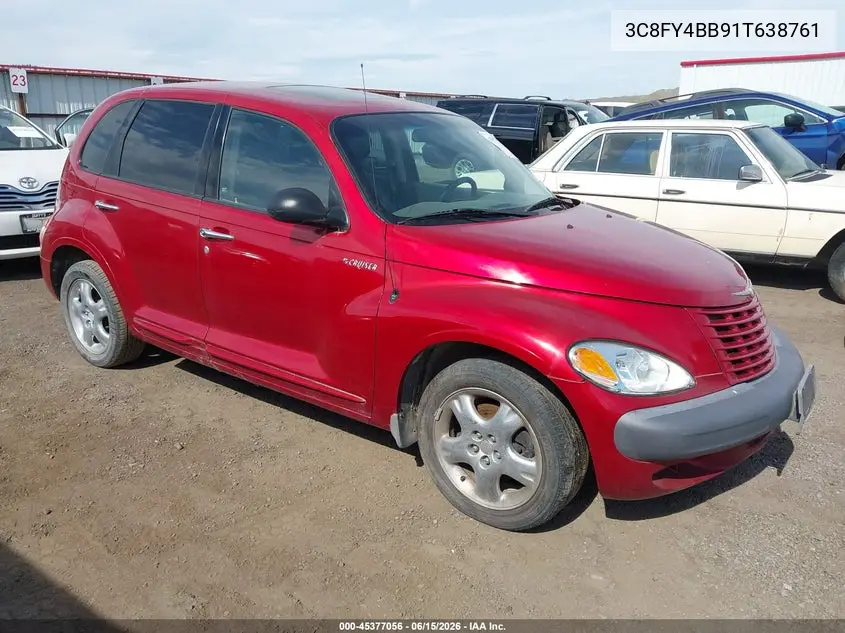 2001 Chrysler Pt Cruiser VIN: 3C8FY4BB91T638761 Lot: 45377056