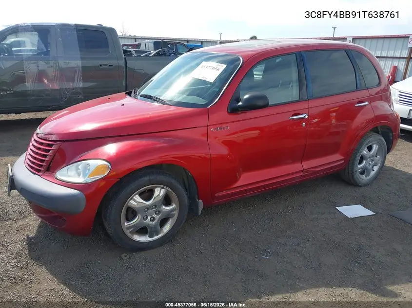 2001 Chrysler Pt Cruiser VIN: 3C8FY4BB91T638761 Lot: 45377056