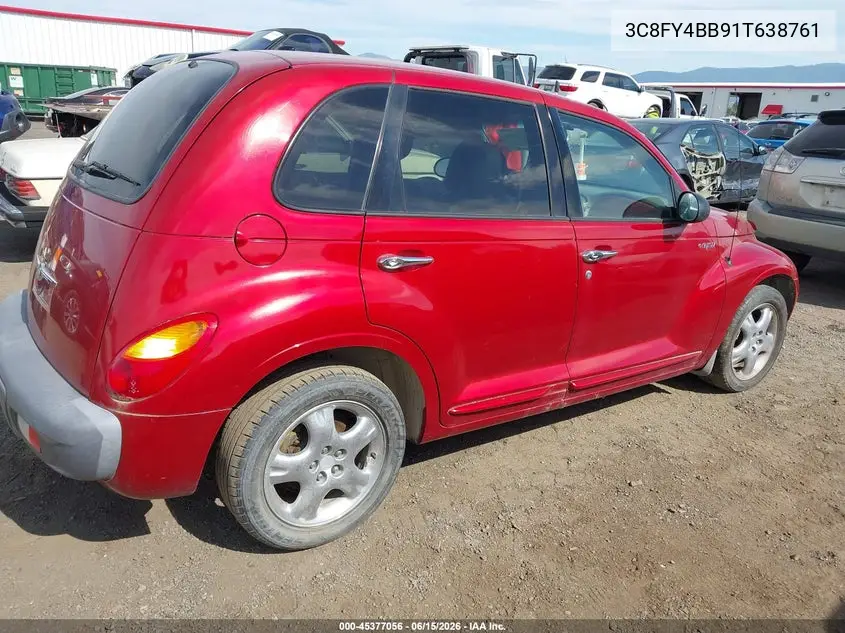 2001 Chrysler Pt Cruiser VIN: 3C8FY4BB91T638761 Lot: 45377056