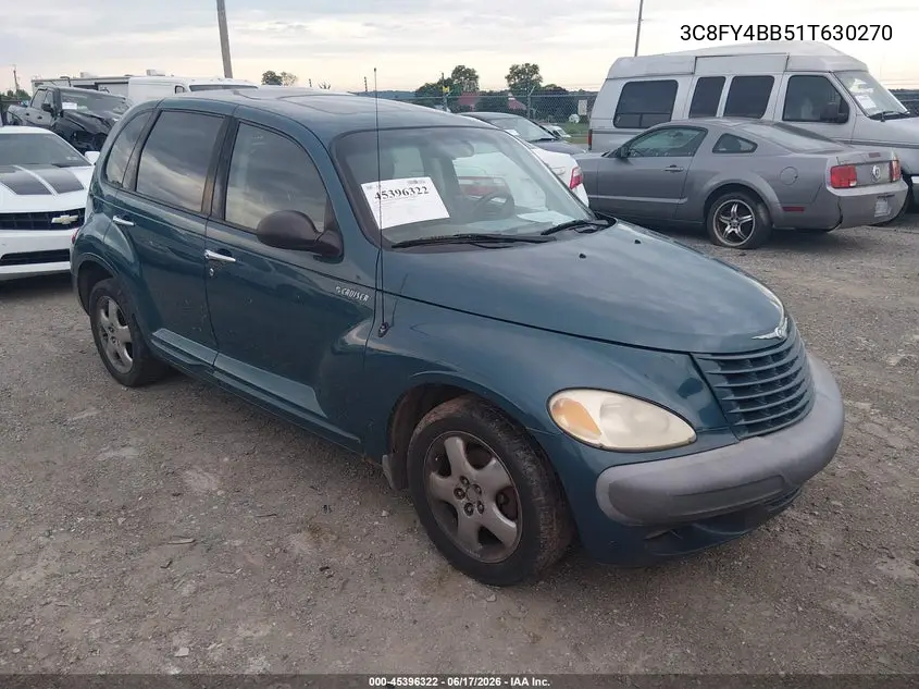 2001 Chrysler Pt Cruiser VIN: 3C8FY4BB51T630270 Lot: 45396322