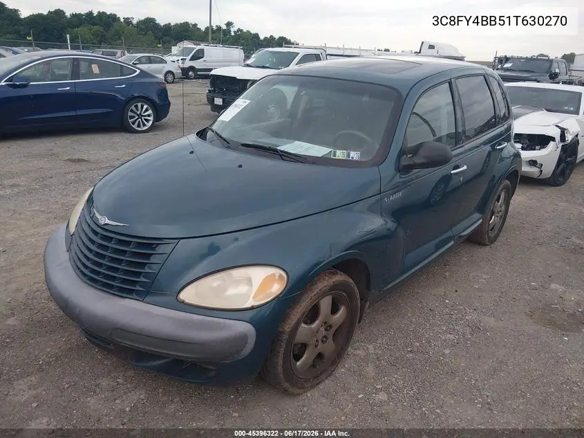 2001 Chrysler Pt Cruiser VIN: 3C8FY4BB51T630270 Lot: 45396322