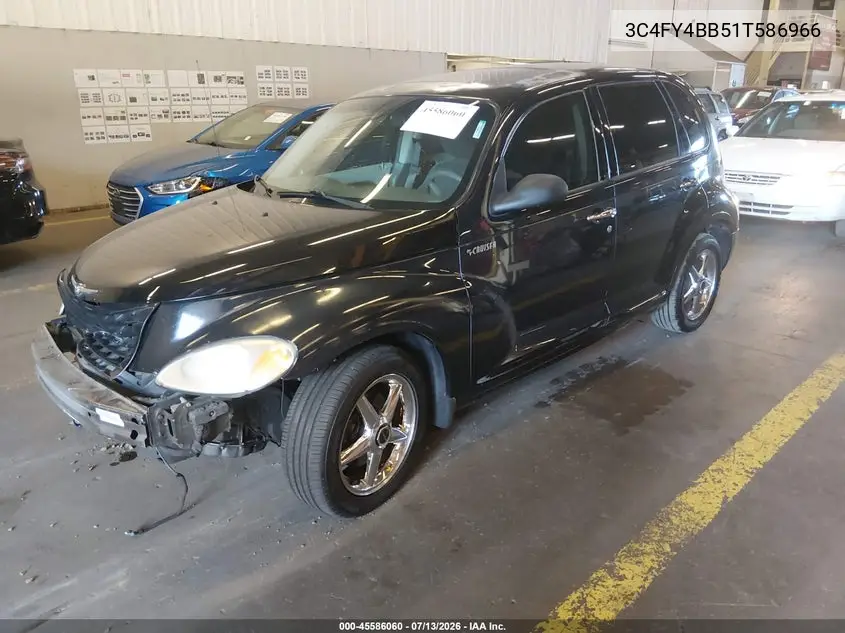 2001 Chrysler Pt Cruiser VIN: 3C4FY4BB51T586966 Lot: 45586060