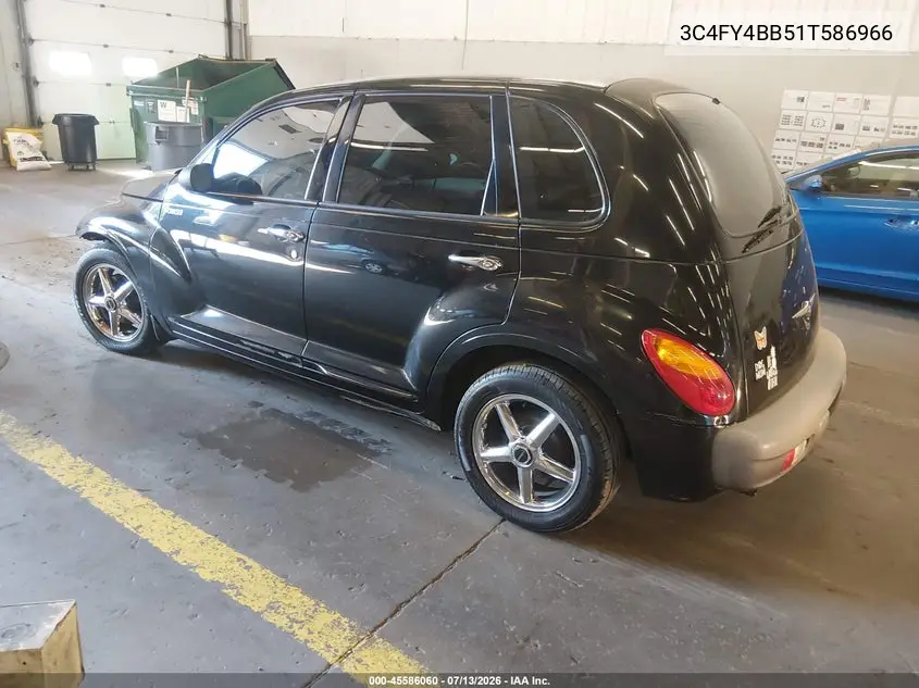 2001 Chrysler Pt Cruiser VIN: 3C4FY4BB51T586966 Lot: 45586060