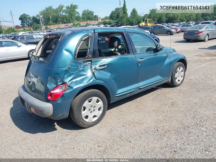 2001 Chrysler Pt Cruiser VIN: 3C8FY4BB61T694141 Lot: 45588625