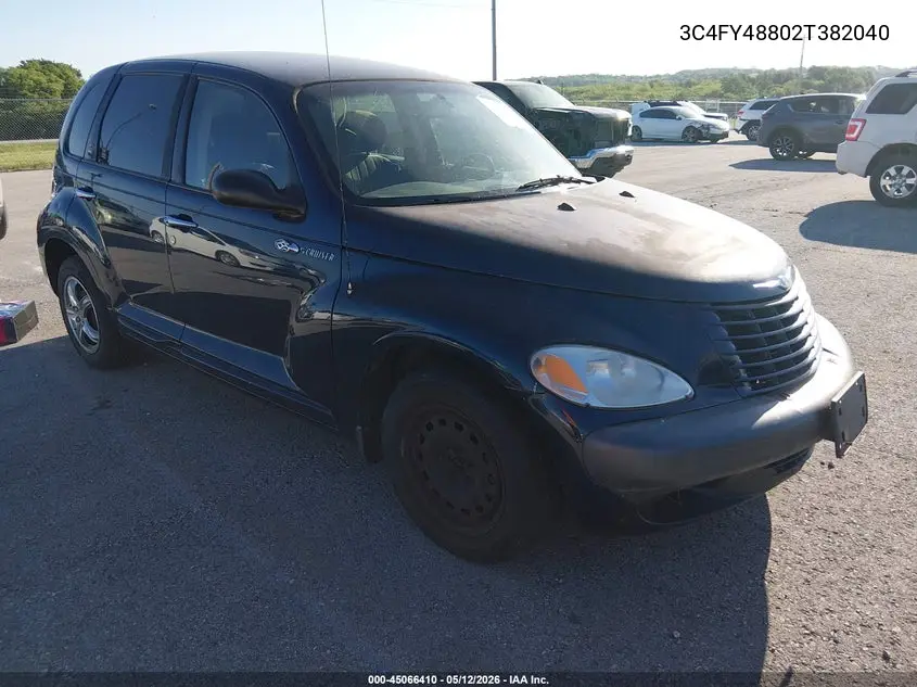 2002 Chrysler Pt Cruiser VIN: 3C4FY48B02T382049 Lot: 45066410