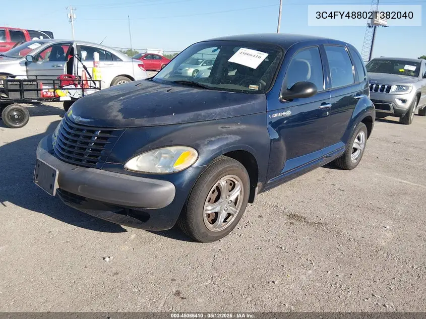 2002 Chrysler Pt Cruiser VIN: 3C4FY48B02T382049 Lot: 45066410