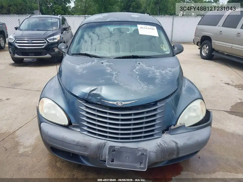 2002 Chrysler Pt Cruiser VIN: 3C4FY48B12T231043 Lot: 45315949