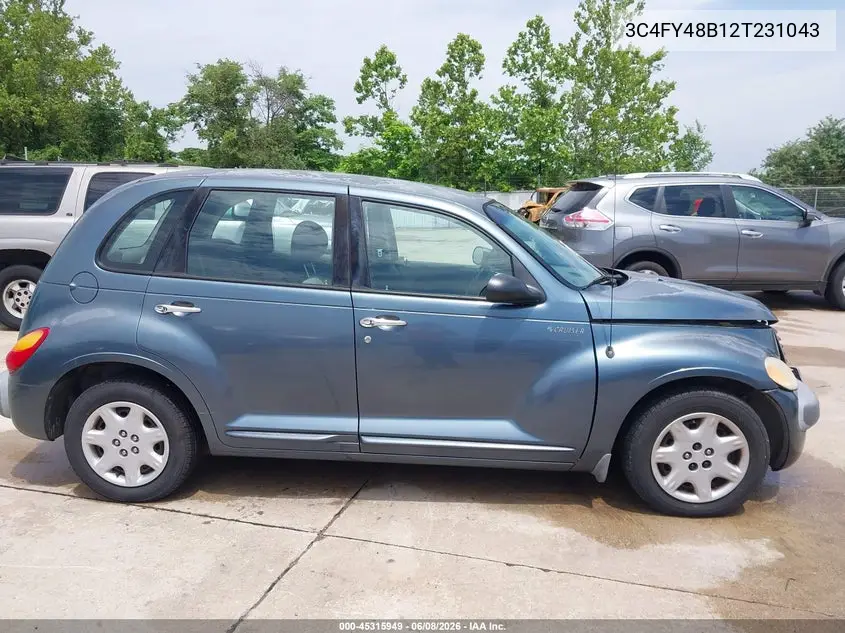 2002 Chrysler Pt Cruiser VIN: 3C4FY48B12T231043 Lot: 45315949