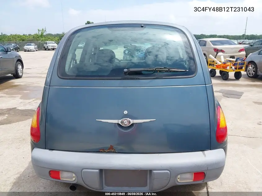 2002 Chrysler Pt Cruiser VIN: 3C4FY48B12T231043 Lot: 45315949