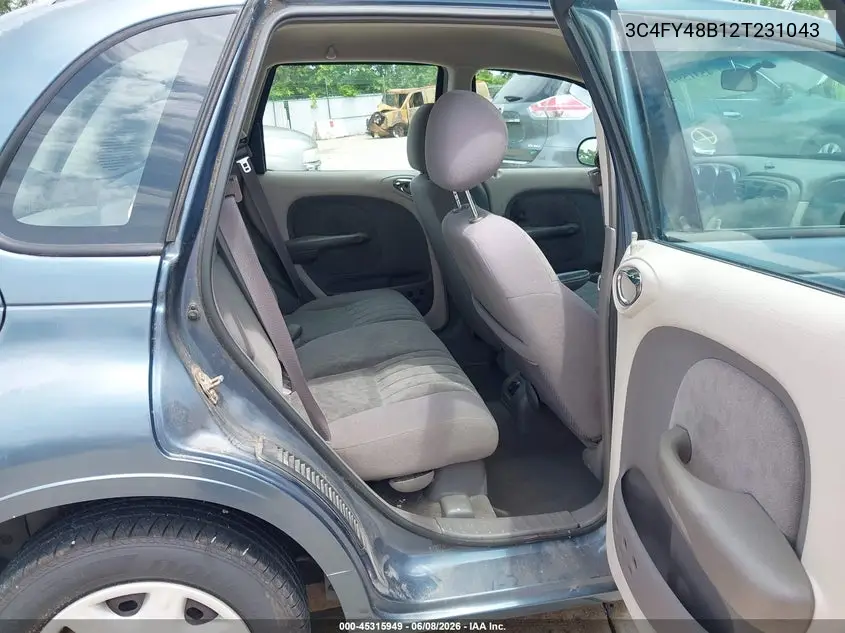 2002 Chrysler Pt Cruiser VIN: 3C4FY48B12T231043 Lot: 45315949
