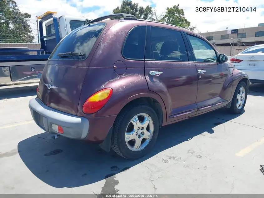 2002 Chrysler Pt Cruiser Limited/Dream Cruiser VIN: 3C8FY68B12T210414 Lot: 45343574