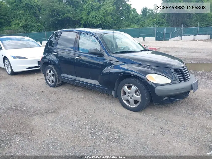 2002 Chrysler Pt Cruiser Limited VIN: 3C8FY68B32T265303 Lot: 45394647
