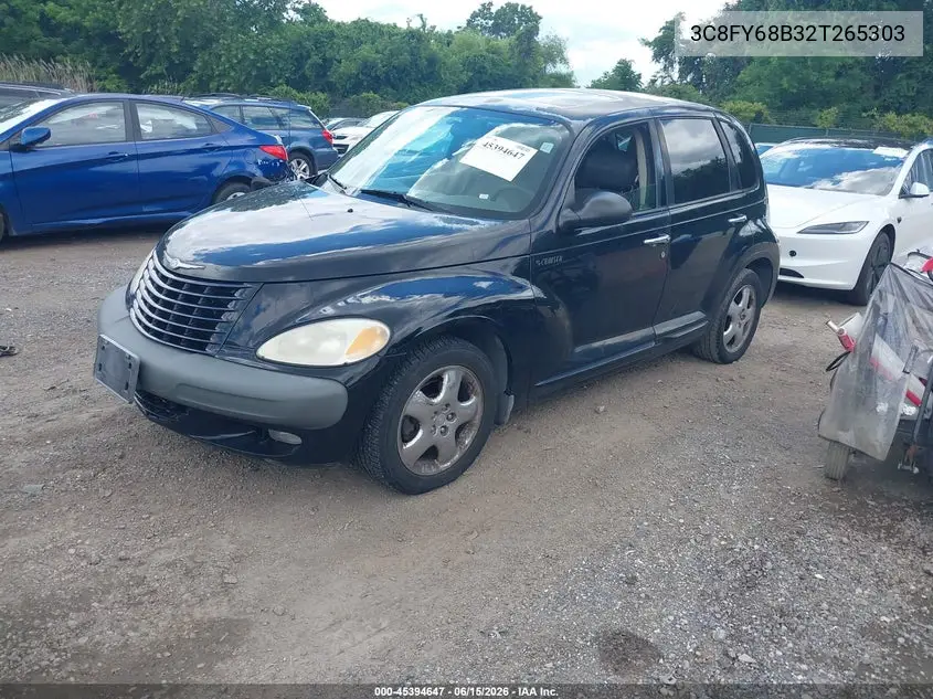 2002 Chrysler Pt Cruiser Limited VIN: 3C8FY68B32T265303 Lot: 45394647