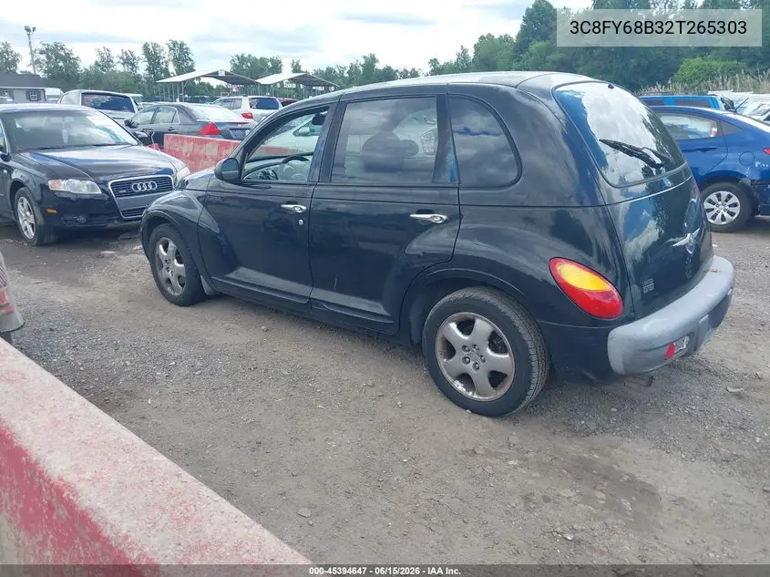 2002 Chrysler Pt Cruiser Limited VIN: 3C8FY68B32T265303 Lot: 45394647
