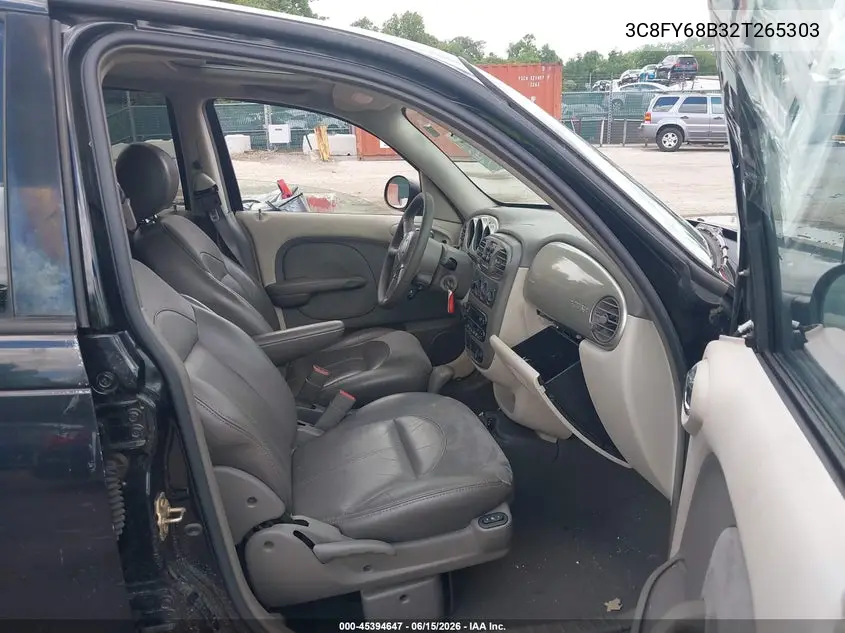 2002 Chrysler Pt Cruiser Limited VIN: 3C8FY68B32T265303 Lot: 45394647
