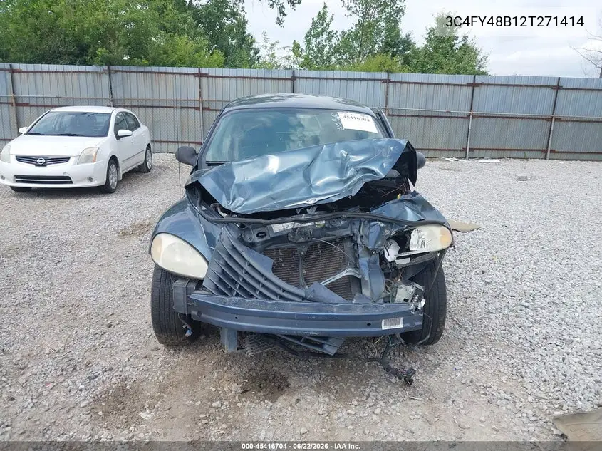 2002 Chrysler Pt Cruiser VIN: 3C4FY48B12T271414 Lot: 45416704
