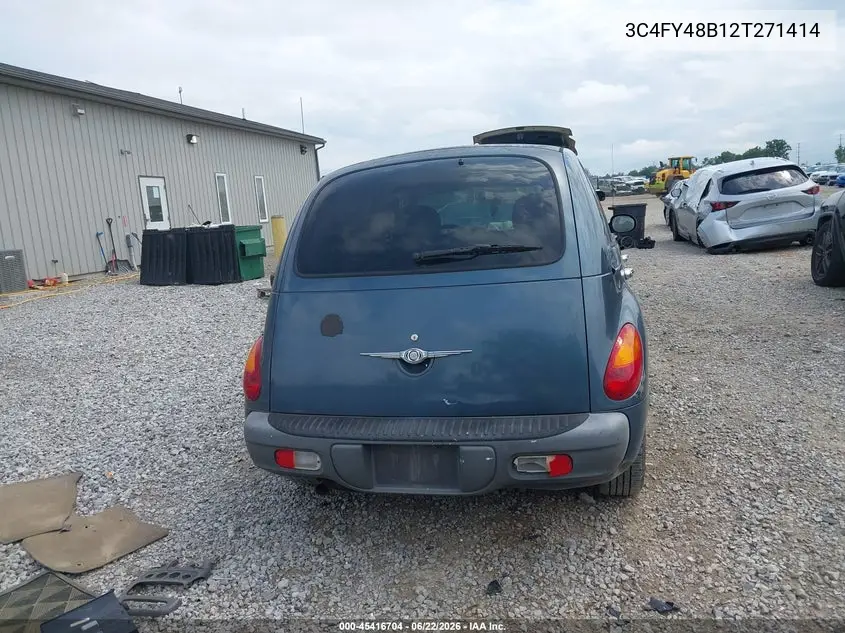 2002 Chrysler Pt Cruiser VIN: 3C4FY48B12T271414 Lot: 45416704
