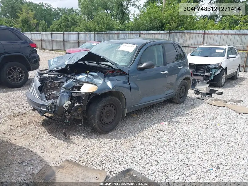 2002 Chrysler Pt Cruiser VIN: 3C4FY48B12T271414 Lot: 45416704