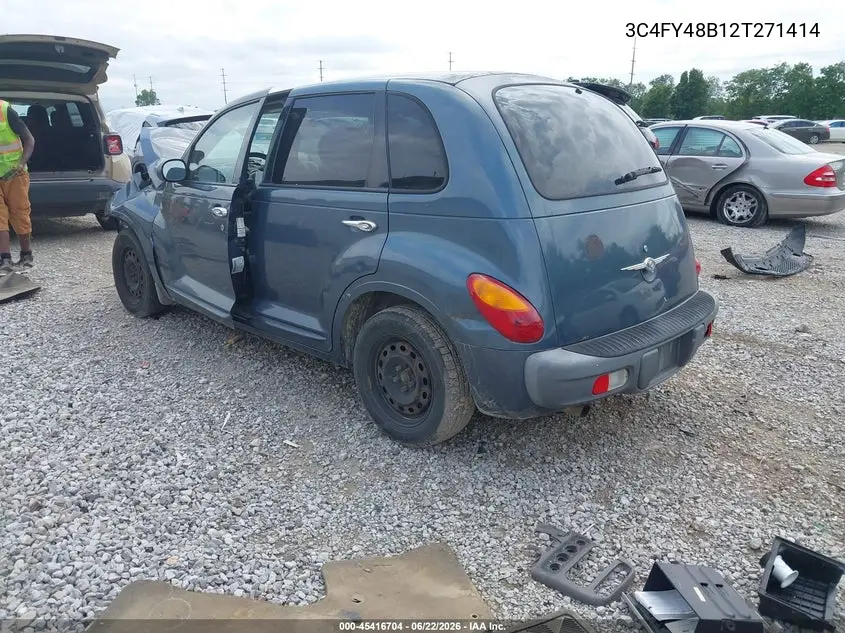 2002 Chrysler Pt Cruiser VIN: 3C4FY48B12T271414 Lot: 45416704