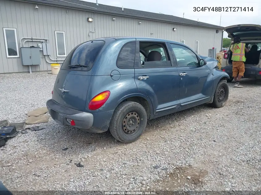 2002 Chrysler Pt Cruiser VIN: 3C4FY48B12T271414 Lot: 45416704