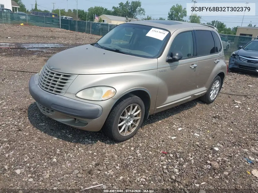 2002 Chrysler Pt Cruiser Limited VIN: 3C8FY68B32T302379 Lot: 45613058