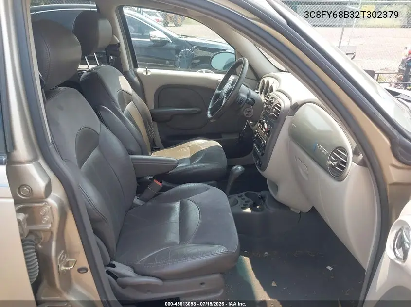 2002 Chrysler Pt Cruiser Limited VIN: 3C8FY68B32T302379 Lot: 45613058