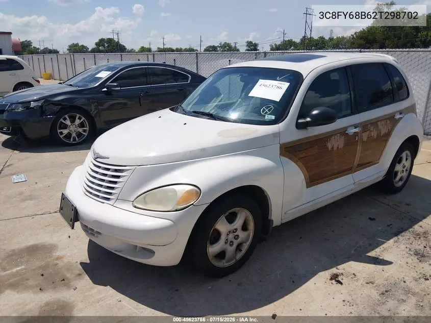 2002 Chrysler Pt Cruiser Limited VIN: 3C8FY68B62T298702 Lot: 45623786