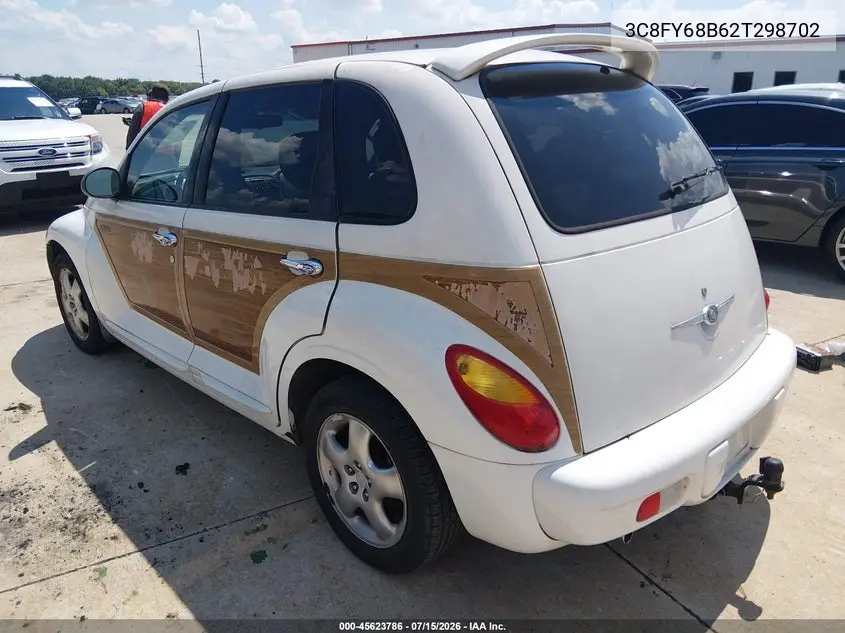 2002 Chrysler Pt Cruiser Limited VIN: 3C8FY68B62T298702 Lot: 45623786