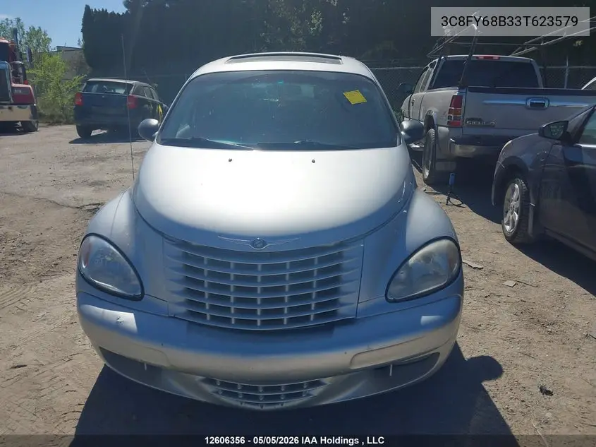 2003 Chrysler Pt Cruiser Limited Edition VIN: 3C8FY68B33T623579 Lot: 12606356