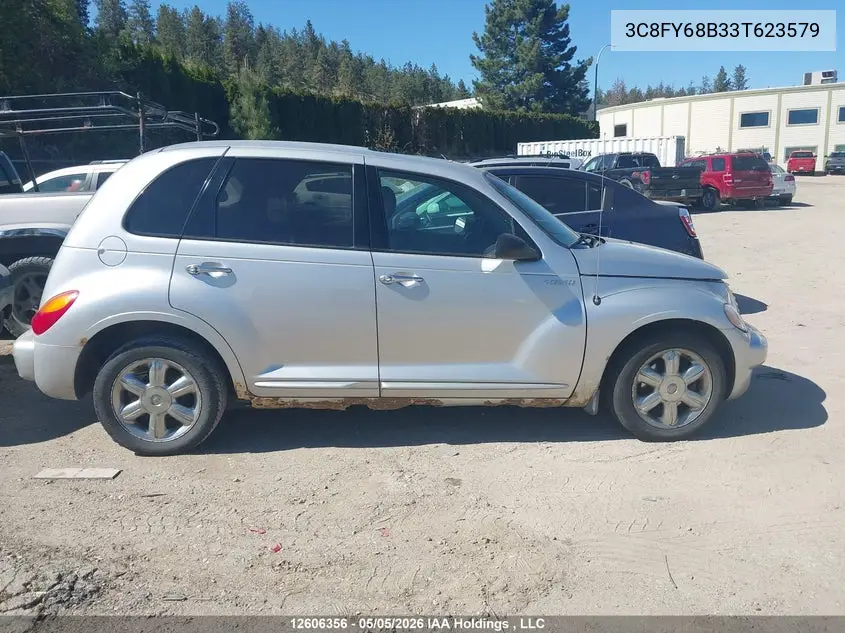 2003 Chrysler Pt Cruiser Limited Edition VIN: 3C8FY68B33T623579 Lot: 12606356