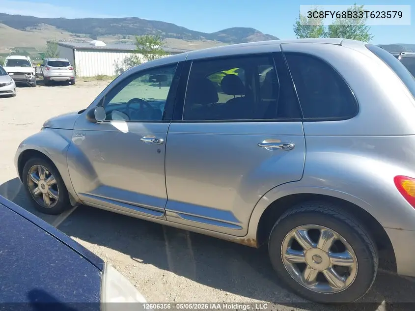 2003 Chrysler Pt Cruiser Limited Edition VIN: 3C8FY68B33T623579 Lot: 12606356