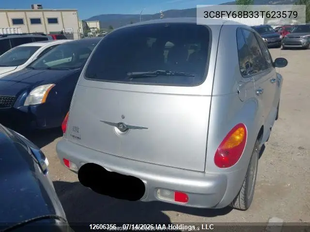 2003 Chrysler Pt Cruiser Limited Edition VIN: 3C8FY68B33T623579 Lot: 12606356