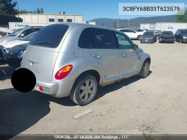 2003 Chrysler Pt Cruiser Limited Edition VIN: 3C8FY68B33T623579 Lot: 12606356