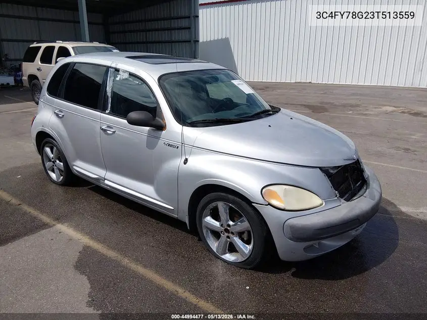 2003 Chrysler Pt Cruiser Gt VIN: 3C4FY78G23T513559 Lot: 44994477