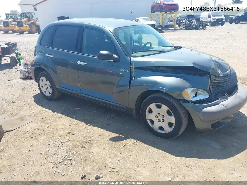 2003 Chrysler Pt Cruiser VIN: 3C4FY48BX3T566416 Lot: 45124758