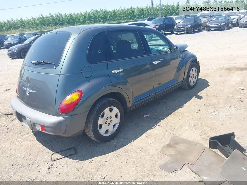 2003 Chrysler Pt Cruiser VIN: 3C4FY48BX3T566416 Lot: 45124758