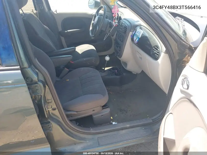 2003 Chrysler Pt Cruiser VIN: 3C4FY48BX3T566416 Lot: 45124758