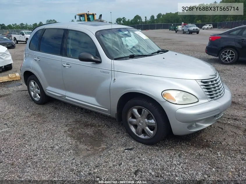 2003 Chrysler Pt Cruiser Limited VIN: 3C8FY68BX3T565714 Lot: 45237342