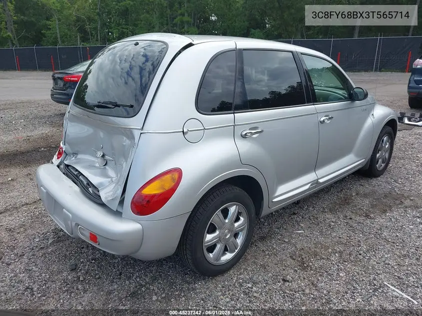2003 Chrysler Pt Cruiser Limited VIN: 3C8FY68BX3T565714 Lot: 45237342