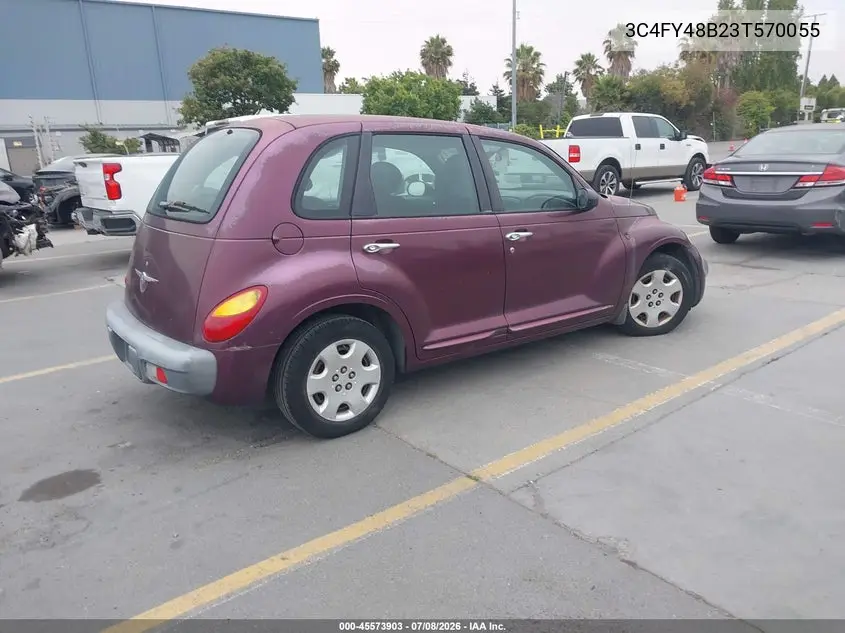 2003 Chrysler Pt Cruiser VIN: 3C4FY48B23T570055 Lot: 45573903
