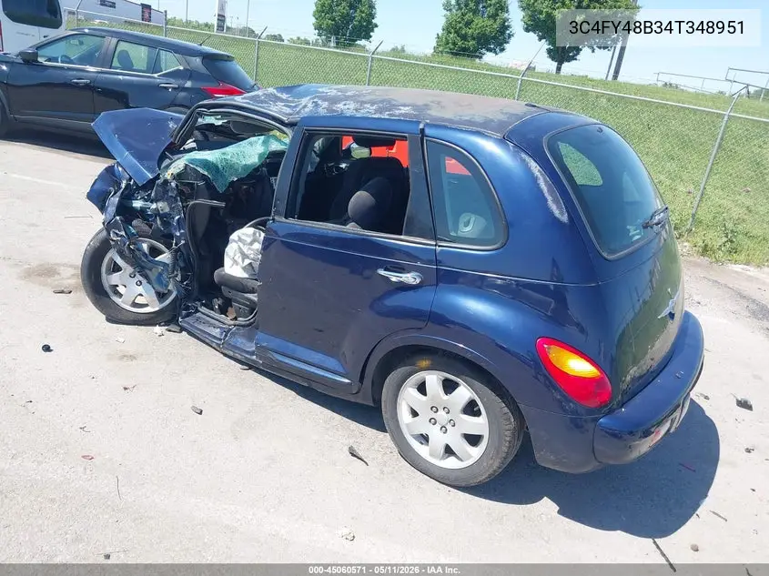 2004 Chrysler Pt Cruiser VIN: 3C4FY48B34T348951 Lot: 45060571